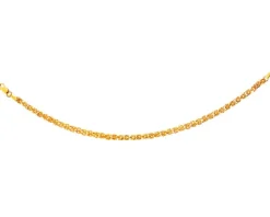 Złota bransoletka - splot królewski