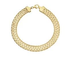 Złota bransoletka elastyczna