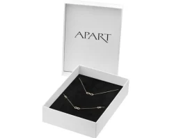 Złota bransoletka i naszyjnik - komplet - nieskończoności