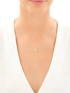 Złota bransoletka i naszyjnik - komplet