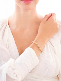 Złota bransoletka, kordel