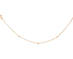 Złota bransoletka, singapurka - kulki