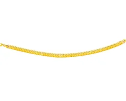 Złota bransoletka z cyrkoniami