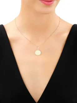 Złota zawieszka - aniołek