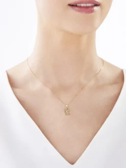 Złota zawieszka - aniołek