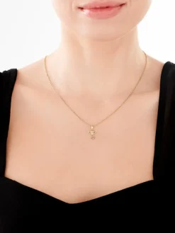 Złota zawieszka - aniołek