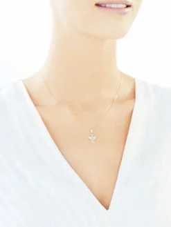 Złota zawieszka - aniołek