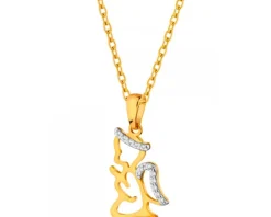 Złota zawieszka - aniołek