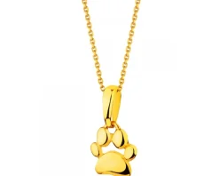 Złota zawieszka - łapka