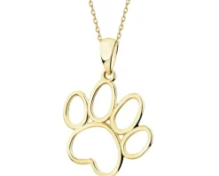 Złota zawieszka - łapka