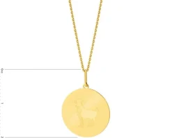 Złota zawieszka - Baran