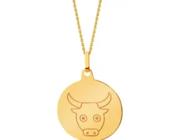 Złota zawieszka - Byk