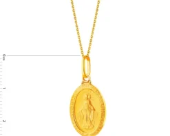 Złota zawieszka - Cudowny Medalik