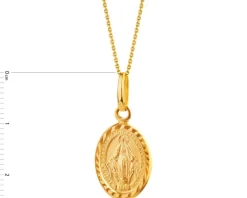 Złota zawieszka - Cudowny Medalik