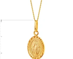 Złota zawieszka - Cudowny Medalik