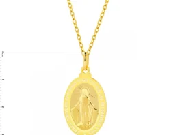 Złota zawieszka - Cudowny Medalik