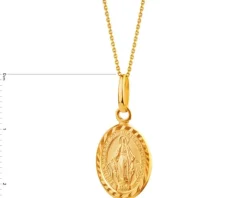 Złota zawieszka - Cudowny Medalik