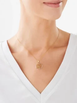 Złota zawieszka - drzewko