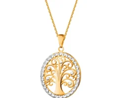 Złota zawieszka - drzewko