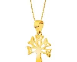 Złota zawieszka - drzewko