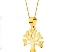 Złota zawieszka - drzewko