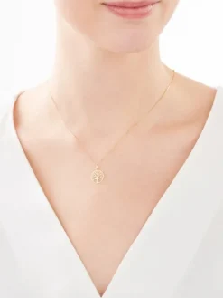 Złota zawieszka - drzewko