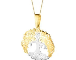 Złota zawieszka - drzewko