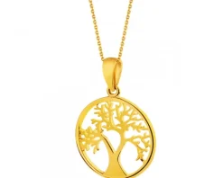 Złota zawieszka - drzewko