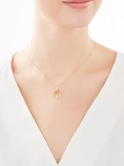 Złota zawieszka - drzewko