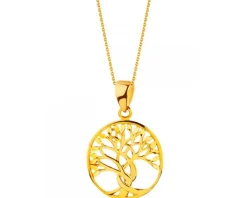 Złota zawieszka - drzewko