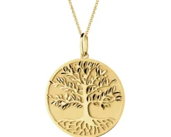 Złota zawieszka - drzewko