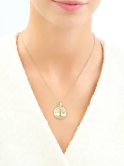 Złota zawieszka - drzewko