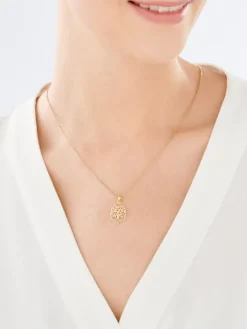 Złota zawieszka - drzewko