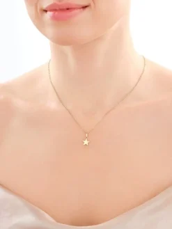 Złota zawieszka - gwiazda