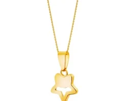 Złota zawieszka - gwiazda