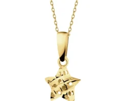 Złota zawieszka - gwiazda