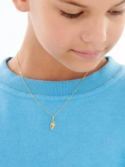 Złota zawieszka - jelonek