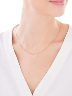 Złota zawieszka -  koń