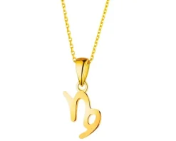 Złota zawieszka - Koziorożec