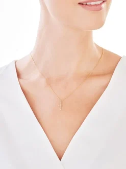 Złota zawieszka - Krzyż