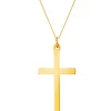 Złota zawieszka - krzyż