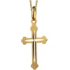 Złota zawieszka - krzyż