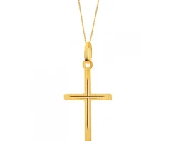 Złota zawieszka - Krzyż
