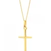 Złota zawieszka - Krzyż