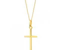 Złota zawieszka - Krzyż