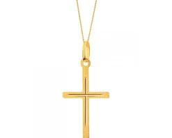 Złota zawieszka - Krzyż