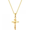 Złota zawieszka - krzyż
