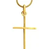 Złota zawieszka - krzyż
