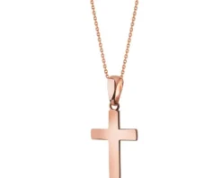 Złota zawieszka - krzyż