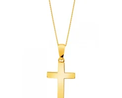 Złota zawieszka - Krzyż